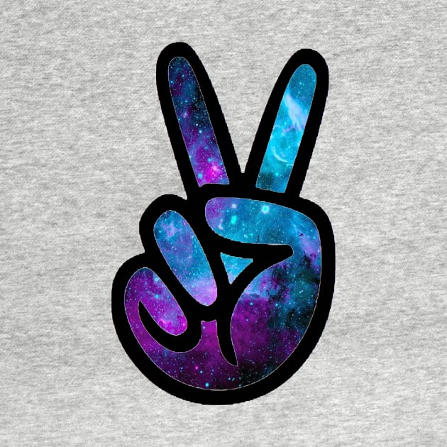 Galactic Peace Symbol by ARTWORKandBEYOND